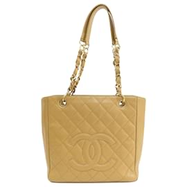 Chanel-Chanel PST (Bolso de compras pequeño)-Beige