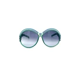 Dior-Lunettes de soleil rondes Christian Dior Optyl-Bleu
