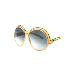Dior-Lunettes de soleil rondes Christian Dior Optyl-Multicolore