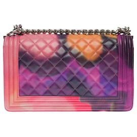 Chanel-CHANEL Boy Bag in Multicolor Leather - 101355-Multiple colors