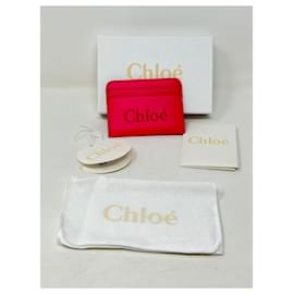 Chloé-chloé sense card holder-Pink