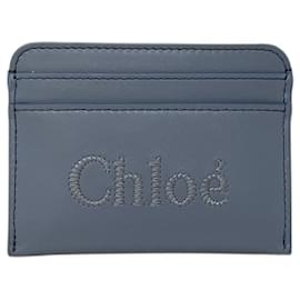 Chloé-chloé sense card holder-Blue