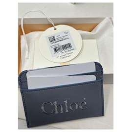 Chloé-chloé sense card holder-Blue