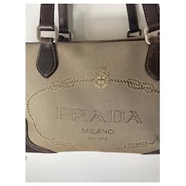 Prada-Prada Vintage Handtasche-Beige