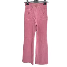 Chanel-CHANEL Jeans T.fr 36 Denim Jeans-Pink