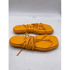 Autre Marque-ILIO SMERALDO  Sandals T.EU 40 leather-Orange