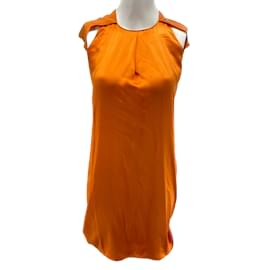 Maison Rabih Kayrouz-MAISON RABIH KAYROUZ  Dresses T.fr 36 silk-Orange
