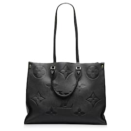 LOUIS VUITTON LOUIS VUITTON On the Go GM 2way Shoulder Bag M44925 empreinte  Black used women M44925