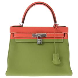 Hermès-hermes kelly 28-Orange