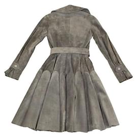 Alaïa-Coats, Outerwear-Taupe