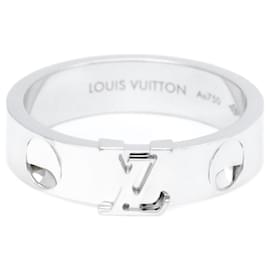 Louis Vuitton - Empreinte Ring White Gold and Diamonds - Grey - Unisex - Size: 45 - Luxury