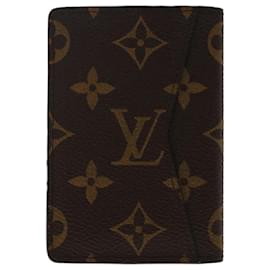 Louis Vuitton-LOUIS VUITTON Monograma Organizador De Poch Estojo para cartão M60502 LV Auth yk7958-Monograma