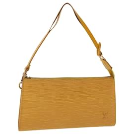 Louis Vuitton-LOUIS VUITTON Epi Pochette Accessori Pochette per accessori Giallo M52989 auth 49142-Giallo