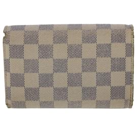 Louis Vuitton-LOUIS VUITTON Cartera Damier Azur Portefeuille Alexandra N63068 LV Auth 49324-Otro