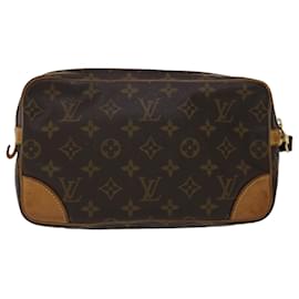 Louis Vuitton-LOUIS VUITTON Monogram Marly Dragonne GM Clutch Bag M51825 LV Auth am4804-Monogram
