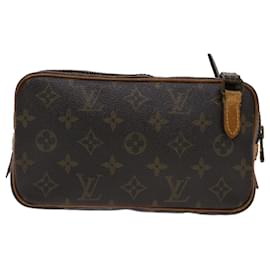 Louis Vuitton-Bolsa de ombro LOUIS VUITTON Monogram Marly Bandouliere M51828 LV Auth am4795-Monograma