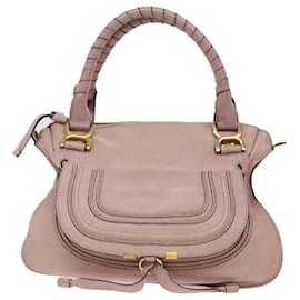 Chloé-Chloe Mercy Hand Bag Leather 2way Pink Auth yk7960-Pink