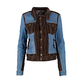Dolce & Gabbana-Dolce & Gabbana Denim Jacket With Fur Collar-Multiple colors