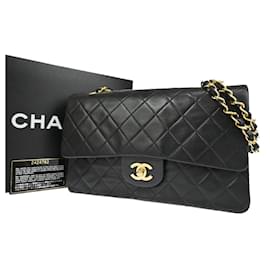 Chanel-Chanel lined Flap-Black