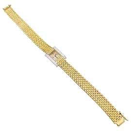 Autre Marque-André Col vintage watch, yellow gold, platinum, diamants.-Other