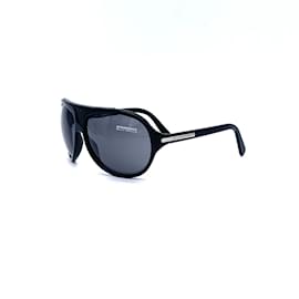 Burberry-Burberry Acetate Aviator Sunglasses-Black