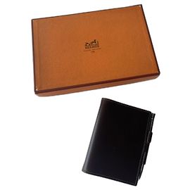 Hermès Carteiras Pequenos acessórios Castanho escuro