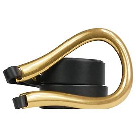 Bottega Veneta Black horseshoe belt Black