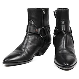 Saint Laurent-Ankle Boots-Black