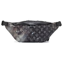 Schwarze Louis Vuitton-Monogramm-Galaxy-Discovery-Gürteltasche Schwarz