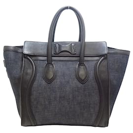 Céline-Céline Luggage-Navy blue