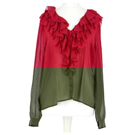 SéZane-Shirt-Dark red