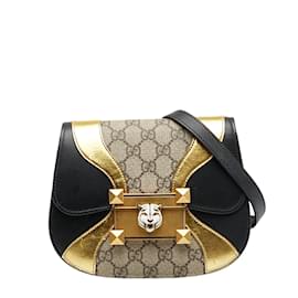 Gucci-Petit sac à bandoulière GG Supreme Osiride 500781-Noir