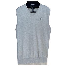 Autre Marque Ralph Lauren Polo Golf Strickweste grau Baumwolle Grau