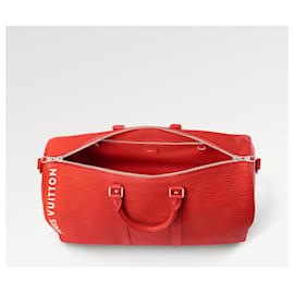 Louis Vuitton-LV Keepall Epi vermelho novo-Vermelho