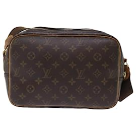 Louis Vuitton-LOUIS VUITTON Monogram Reporter PM Shoulder Bag M45254 LV Auth ki3178-Monogram