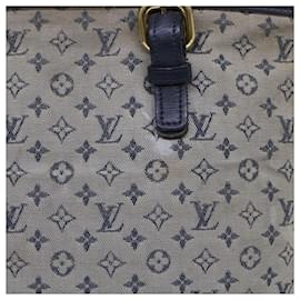 Louis Vuitton-LOUIS VUITTON-Monogramm-Mini-Franoise-Einkaufstasche 2Weg Blau M92208 LV Auth 48808-Blau