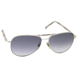 Louis Vuitton-LOUIS VUITTON Damier Azur Conspiracion Pilot Sunglasses Metal Z0203U Auth am4824-Other