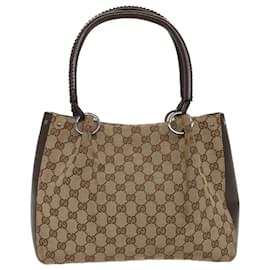 Gucci clutch bag unisex shoulder bag 450953 beige x black Leather