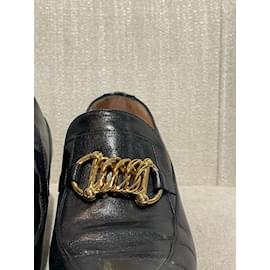 Gucci-GUCCI  Mules & clogs T.EU 38 leather-Black