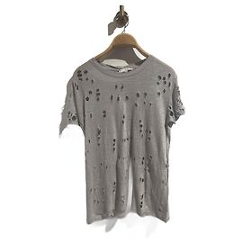 IRO Tops T.International XS Leinen Grau