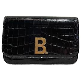 Balenciaga-BALENCIAGA  Handbags T.  leather-Black