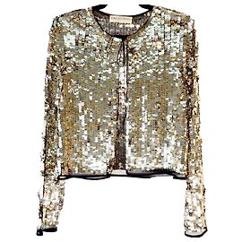 Emilio Pucci Sequin-Embellished Jacket Golden