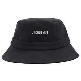 Cappello da pescatore Jacquemus Le Bob Gadjo in cotone nero 56 Nero