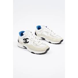 Chanel-Chanel CC Runner White / Beige EU 41 / UK 8-Beige