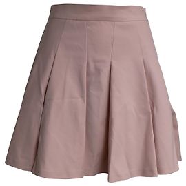 Minifalda plisada Red Valentino en algodón rosa pastel Rosa Otro