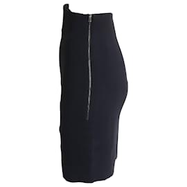 Autre Marque-Antonio Berardi Midi Skirt in Black Rayon-Black
