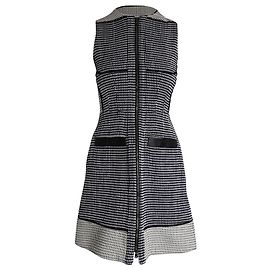 Vestido Proenza Schouler com zíper frontal em algodão preto Preto
