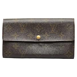 Louis Vuitton Bifold Long Wallet Brown Monogram M60034 Portefeuille Sarah