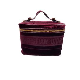 Borse DIOR T.  velluto Bordò