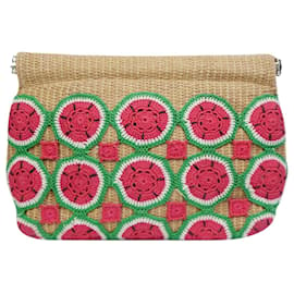Autre Marque-Multi crocheted watermelon clutch bag-Other